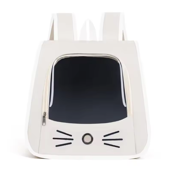 MeowGo Breathable Pet Carrier Backpack White