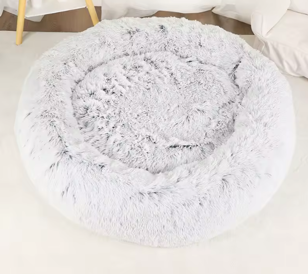 Donut Pet Bed Super Light Grey