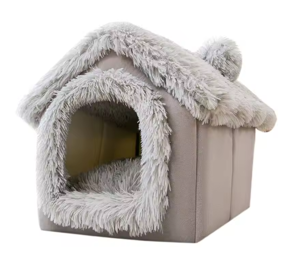 Soft Puppy House Grey