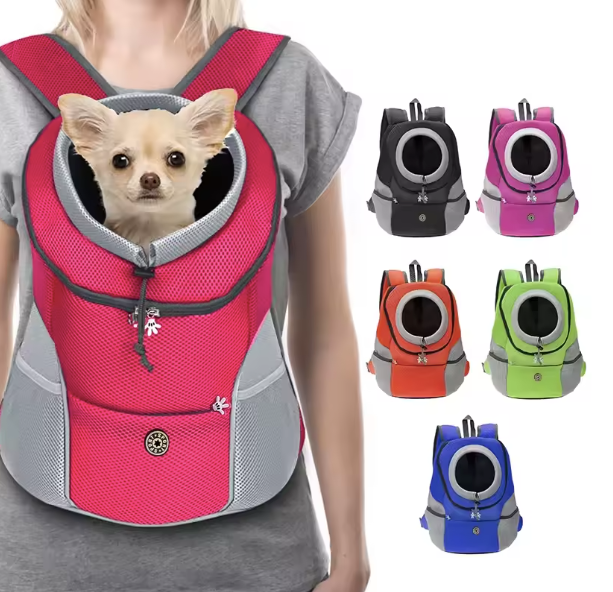 PawPort Legs-Out Dog Carrier Backpack Black