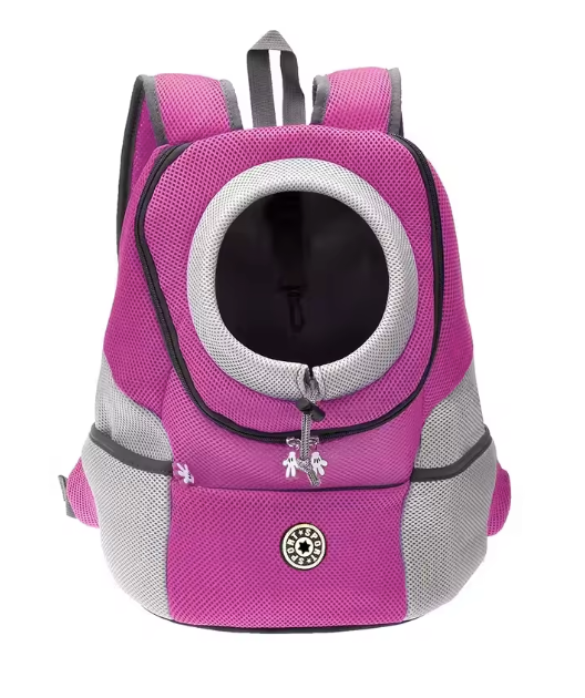PawPort Legs-Out Dog Carrier Backpack Pink