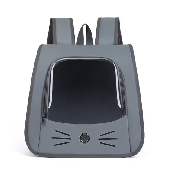 MeowGo Breathable Pet Carrier Backpack Grey