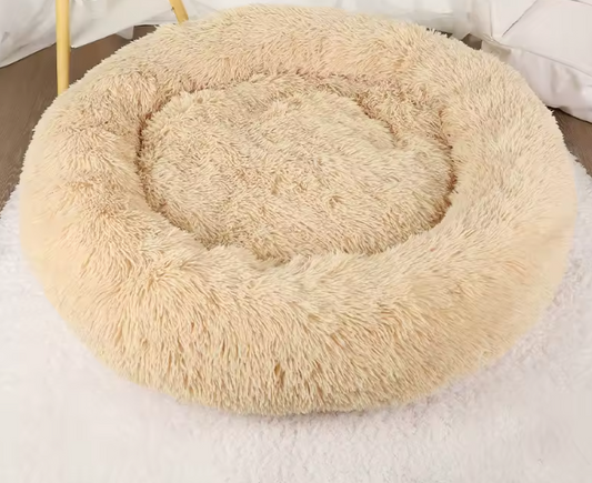Donut Pet Bed Camel