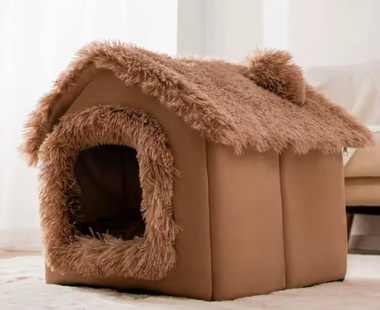Soft Puppy House Brown