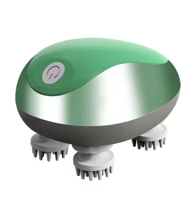 Electric Head Massager Green