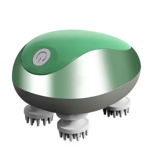 Electric Head Massager Green