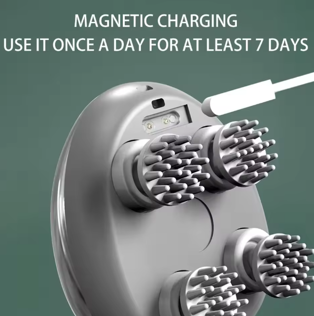 Electric Head Massager Green