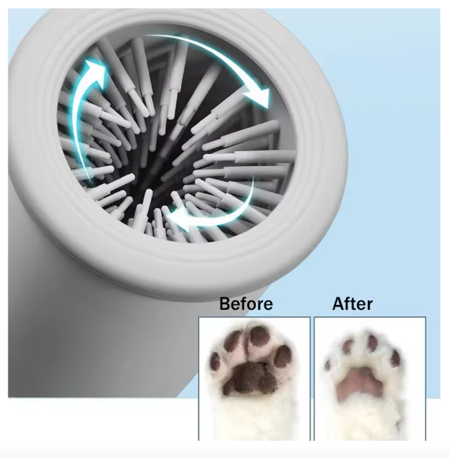 Automatic Dog Paw Washer Pink