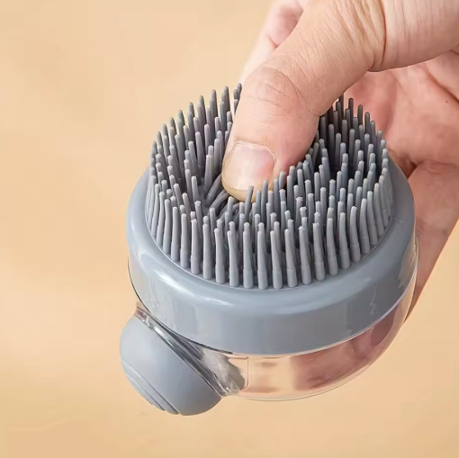 Pet Soap Dispenser Brush Pink