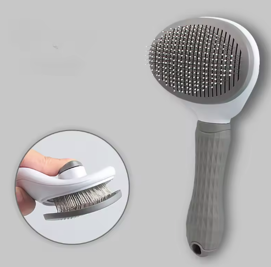 Pet Hair Removal Brush Grey